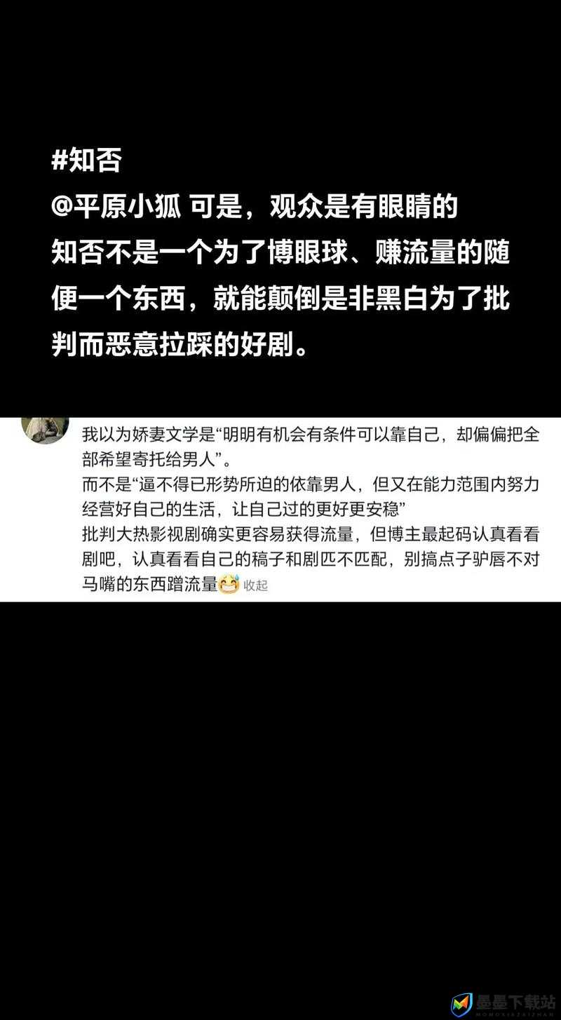 资源管理视角下解析娇妻文学梗及其引发的吐槽现象